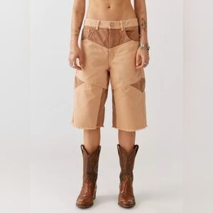 BDG Skater Girl Denim Short - Seamed Sand Women's Size 27
